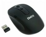 Dialog Мышь беспроводная оптическая Pointer MROP-03U BLACK, 3 кн, 800/1600 dpi, USB, черная