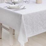 Клеёнка ажурная Lace «Роуз», ширина 137 см, рулон 20 метров, цвет белый