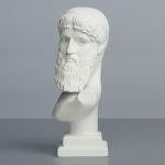 Гипсовая фигура известные люди: бюст Зевса - Посейдона, 17 х 9 х 29 см