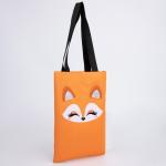 Детский сумка-шоппер с допиками NAZAMOK  «Лисичка», 32*23см