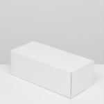 Коробка самосборная, без окна, белая, 16 х 35 х 12 см