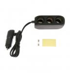 Разветвитель прикуривателя Cartage, USB 2.1 А/1 А, 60 Вт, 12/24 В, провод 60 см
