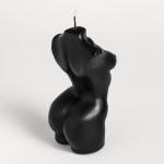 Свеча фигурная "Женский силуэт", 10 см, черная