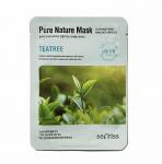 ANSKIN SECRISS PURE NATURE Тканевая маска для лица с экстрактом чайного дерева, 25г