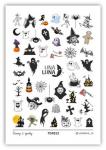 Слайдер-дизайн для ногтей UNA LUNA - Funny and spooky