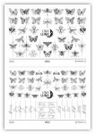 Слайдер-дизайн для ногтей UNA LUNA - Insects Насекомые, бабочки
