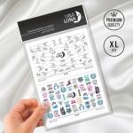 Слайдер-дизайн для ногтей UNA LUNA - Water sport