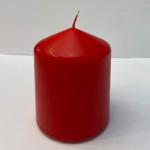 LADECOR Свеча пеньковая, 7х10 см, парафин, цвет красный