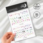 Слайдер-дизайн для ногтей UNA LUNA - Aquarelle