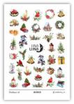 Слайдер-дизайн для ногтей UNA LUNA - Christmas set