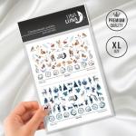 Слайдер-дизайн для ногтей UNA LUNA - Winter vibes