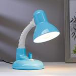 Лампа настольная на подставке 1х40Вт Е27 шнур 0,85м синий