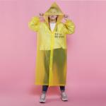 Дождевик - плащ "Мой лук - мои правила", размер 42-48, 60 х 110 см, цвет жёлтый