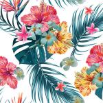 Бумага упаковочная мелованная "Tropics" 70x100 см, 5 дизайнов ассорти, ЗОЛОТАЯ СКАЗКА, 591593