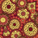 Бумага упаковочная мелованная "Ethnic 1", 70x100 см, 5 дизайнов ассорти, ЗОЛОТАЯ СКАЗКА, 591591