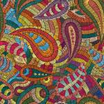 Бумага упаковочная мелованная "Ethnic 1", 70x100 см, 5 дизайнов ассорти, ЗОЛОТАЯ СКАЗКА, 591591