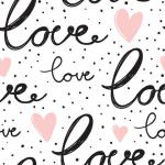 Бумага упаковочная мелованная "Love", 70x100 см, 5 дизайнов ассорти, ЗОЛОТАЯ СКАЗКА, 591595