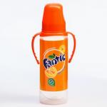 Бутылочка для кормления Fantic 250 мл., цилиндр, с ручками
