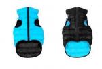 AiryVest Курточка двухсторонняя ЭйриВест, размер M 47, черно-голубая. Спина: 69-72 см, объем груди: 44-47 см