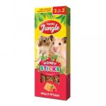 HAPPY JUNGLE Палочки д/мелких грызунов мед+ягоды 3 шт *22