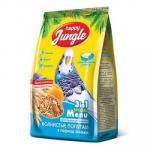 HAPPY JUNGLE Корм для волнистых попугаев при линьке 500 гр *18