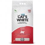 Наполнитель Cat's White Natural 5л*4,3 кг комкующийся натуральный