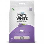 Наполнитель Cat's White Lavender 10л*8,55 кг комкующийся с нежным ароматом лаванды