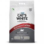 Наполнитель Cat's White Activated Carbon 10л*8,55 кг комкующийся с активированным углем