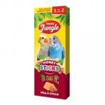 HAPPY JUNGLE Палочки для птиц мед+орехи 3 шт *22