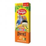 HAPPY JUNGLE Палочки для птиц мед+фрукты 3 шт *22