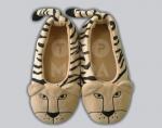 Тапочки женские модель "Балетки - Тигры"