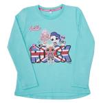 Футболка LOL д/д с дл.рук.ROCK бирюзовая 128