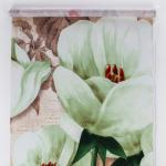Штора рулонная «Тюльпаны белые», 60?200 см (с учётом креплений 3,5 см)