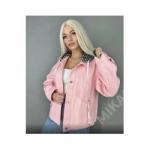 Anfeya  C510# джинс розовый куртка женская