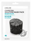LEBELAGE SOLUTION MASK Тканевая маска для лица с экстрактом древесного угля, 25мл