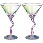 194-644 набор бокалов из 2 шт для шампанского  "лиловая дымка" 200 мл