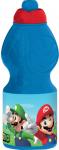 Бутылка пластиковая (спортивная, фигурная, 400 мл). Супер Марио (290223)