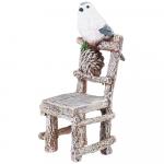 Lefard 169-708 фигурка декоративная "птичка сидит на стуле" высота=22см