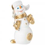 Lefard 169-709 фигурка декоративная "снеговичок с подарками в руках" высота=12 см
