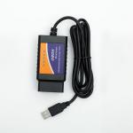 Адаптер для диагностики авто ELM327 OBD II, USB, провод 140 см, версия 1.5