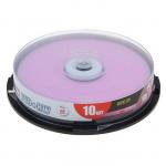 Диск DVD+RW Mirex, 4x, 4.7 Гб, Cake Box, 10 шт