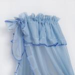 Балдахин однотонный, 150х300 см, цвет голубой