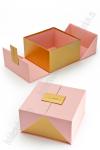 Коробки квадратные 2 в 1, 21,5*21,5*12,5 см (SF-7427) розовый