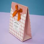 Пакет подарочный (XS) «Dairy», pink (12.5*16.5*6)
