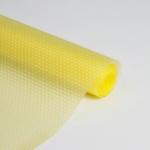 Коврик противоскользящий Доляна «Круги», 30_150 см, цвет прозрачный жёлтый