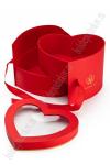 Коробка сердечко 23*20*16,5 см (SF-7425) красный