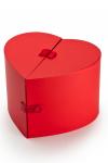 Коробка сердечко 24,7*23*17 см (SF-7430) красный