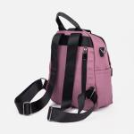 Рюкзак-сумка на молнии, 4 наружных кармана, цвет розовый