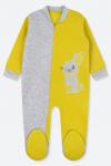 315010 Комбинезон детский /футер с начесом/ цв. желтый