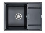 Кухонная мойка Paulmark Weimar PM216550-BLM из кварца, черный металлик